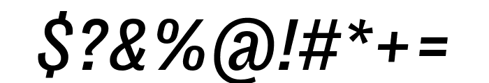 PPRightGroteskText CompactMediumItalic Font OTHER CHARS