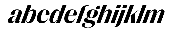 PPRightSans BoldItalic Font LOWERCASE