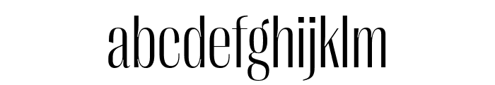 PPRightSans NarrowLight Font LOWERCASE
