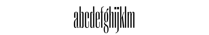 PPRightSans TallFine Font LOWERCASE