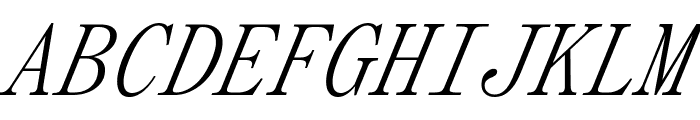 Panama Monospace Italic Font UPPERCASE