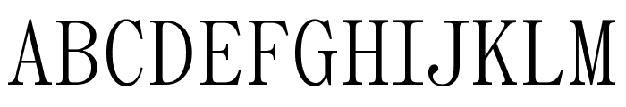 Panama Regular Font UPPERCASE