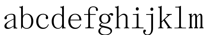 Panama Regular Font LOWERCASE
