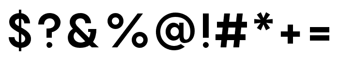 Pangram Sans Bold Font OTHER CHARS