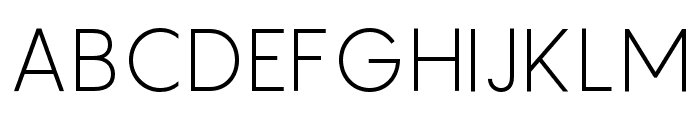 Pangram Sans Light Font UPPERCASE