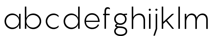 Pangram Sans Light Font LOWERCASE