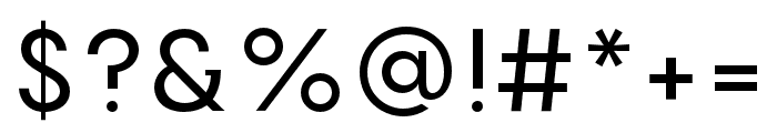 Pangram Sans Regular Font OTHER CHARS