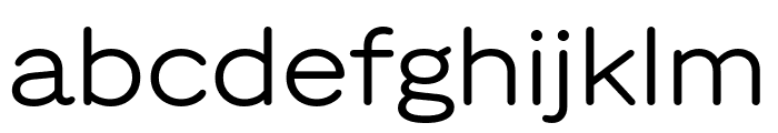 Pantograph Extended Light Pro Font LOWERCASE