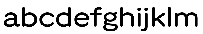 Pantograph Extended Regular Pro Font LOWERCASE