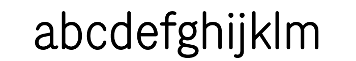 Pantograph Light Pro Font LOWERCASE