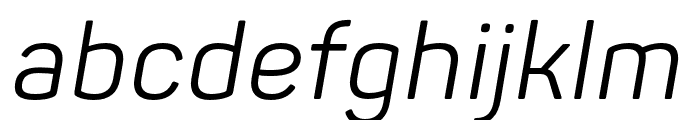 Panton Regular Italic Font LOWERCASE