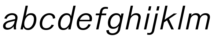 Peclet Light Italic Font LOWERCASE