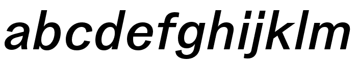 Peclet Medium Italic Font LOWERCASE
