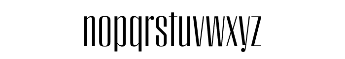 Peristyle Book Font LOWERCASE