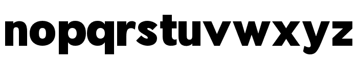 Pier Sans Black Font LOWERCASE