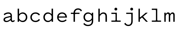 Pitch Sans Medium Font LOWERCASE