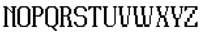 Pixerif Demo Font UPPERCASE