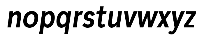 Plasto SemBdCondIta Font LOWERCASE