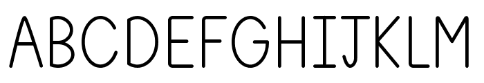 Plum Regular Font LOWERCASE