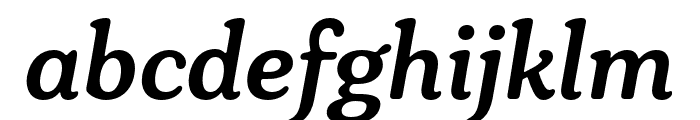 Plush Trial BoldItalic Font LOWERCASE