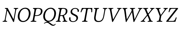 Plush Trial Italic Font UPPERCASE