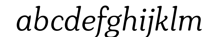 Plush Trial Italic Font LOWERCASE