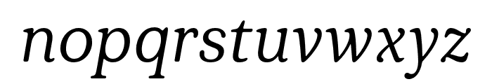 Plush Trial Italic Font LOWERCASE