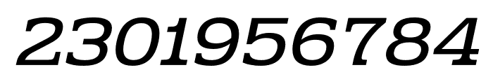 Prachamati Expanded Oblique Font OTHER CHARS