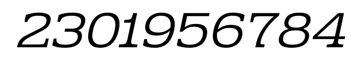 Prachamati Light Expanded Italic Font OTHER CHARS