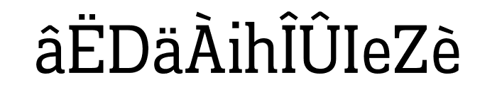 Prachamati Semi Condensed Font LOWERCASE