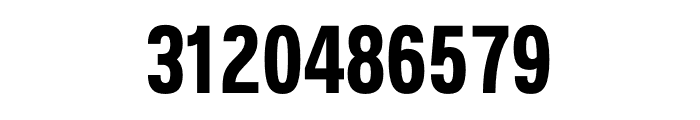 Prachason Bold Condensed Font OTHER CHARS