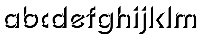 Prismaset B Carved AM Font LOWERCASE