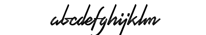 Pristine Script Font LOWERCASE