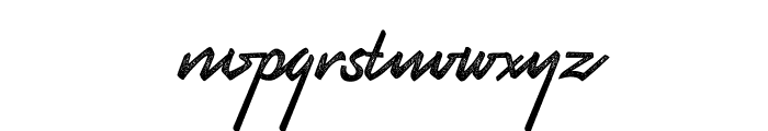 Pristine Script Font LOWERCASE