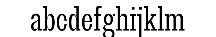 Proto Slab Condensed Light Font LOWERCASE
