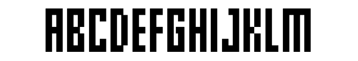 Pxlxxl Condensed Bold Font UPPERCASE
