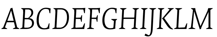 Quadraat Light Italic Font UPPERCASE