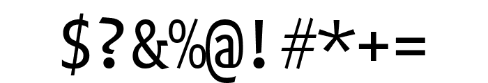 Quadraat Sans Mono Regular Font OTHER CHARS