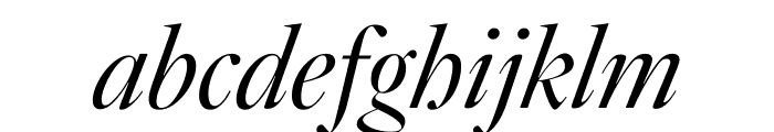 Quarto Light Italic Font LOWERCASE