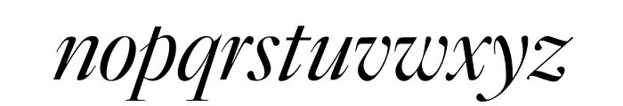 Quarto Light Italic Font LOWERCASE