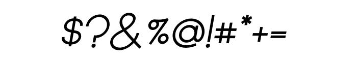 Quartz Grotesque Bold Oblique Font OTHER CHARS