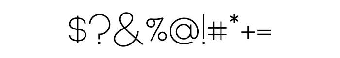 Quartz Grotesque Regular Font OTHER CHARS