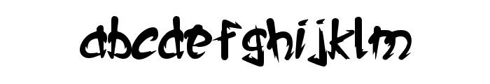 QueensOfTheApocalypse Regular Font LOWERCASE