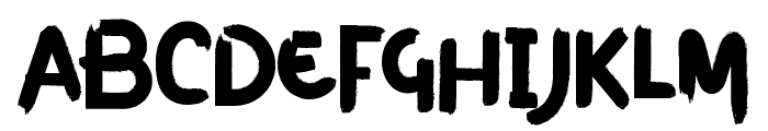 Quick Sketch Personal Use Font UPPERCASE