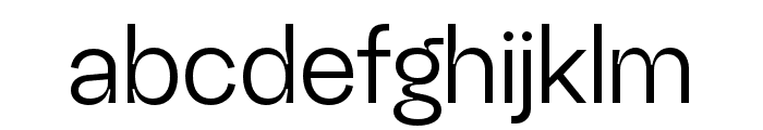 RG StandardRegular Font LOWERCASE