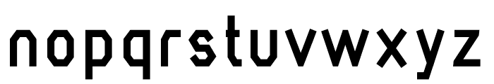 RODUScut500 Font LOWERCASE