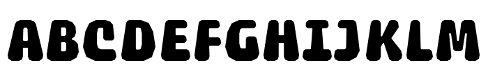 RadiusTRIAL BottomHeavy Font UPPERCASE