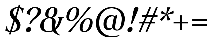 Rando MediumItalic Font OTHER CHARS