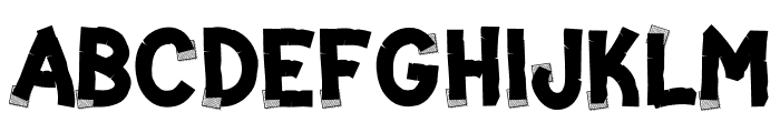 Randomatic Font UPPERCASE