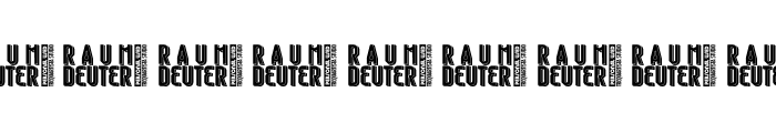 Raumdeuter   Diamond Italic Font OTHER CHARS